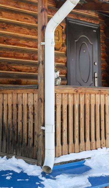 Porch Downspout Installation in Myrtle Beach